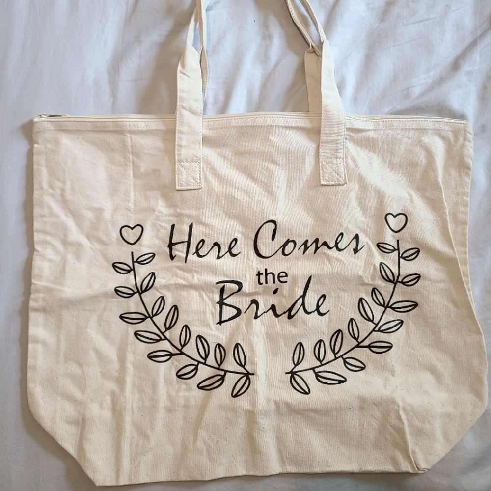 Here Comes the Bride totebag